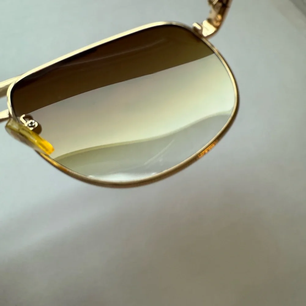 Louis Vuitton Vintage Aviator sunglasses London two tone yellow great condition - Picture 11 of 11